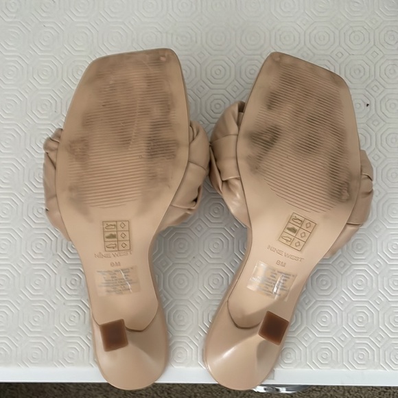 Nine West mules. Only worn once. - Picture 5 of 7
